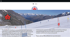Desktop Screenshot of nationalskiacademy.com